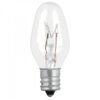 Foco incandescente transparente base E12 7.5W