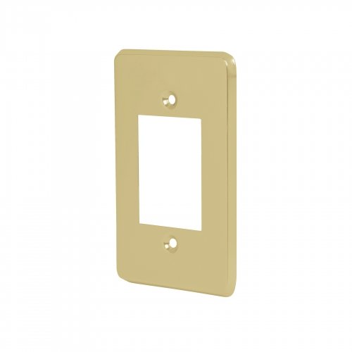 Placa 3 módulos, de aluminio, línea Económica