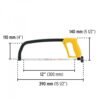 Arco 12" de solera para segueta, Pretul