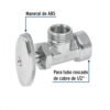 Llave angular 1/2" x 1/2", Foset