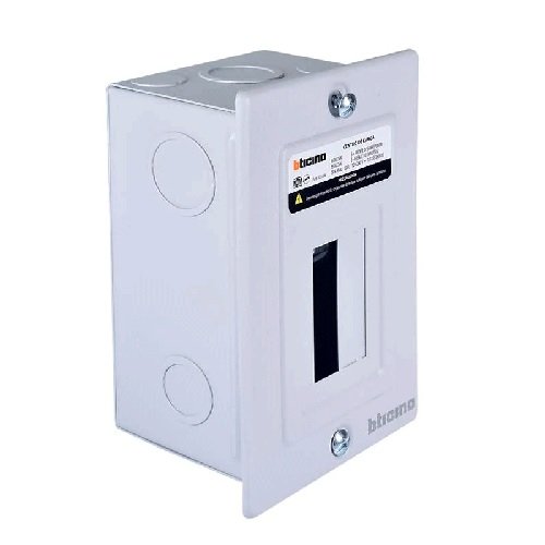 Centro de carga de uso doméstico de empotrar de 2 polos y 50 amp modelo BTN/2EN Bticino