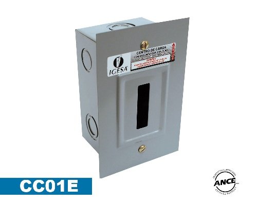 Centro de carga 1 polo empotrar – CC01E IGESA