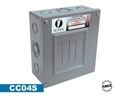 Centro de carga 4 polos sobreponer – CC04S IGESA