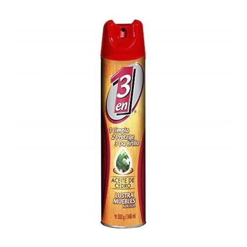 Limpiador líquido 3 en 1 con aceite de cedro para maderas en aerosol 300 ml