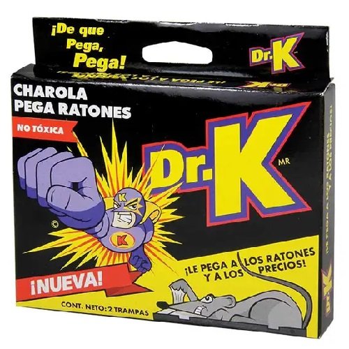 Trampa Adhesiva Chica Para Raton Placa 2pzas Dr.k