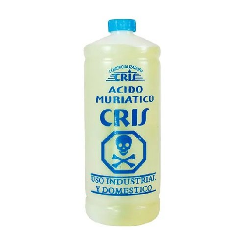 Acido Muriático Botella 1 Lt Cris
