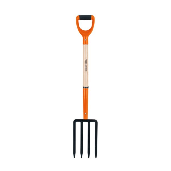 Bieldo para jardín, 4 dientes, mgo 29", puño "Y", Truper