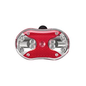 Linterna trasera para bicicleta 9 LEDs con 2 pilas AAA