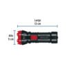 Linterna plástica de LED, 40 lm, recargable, ULTRACRAFT