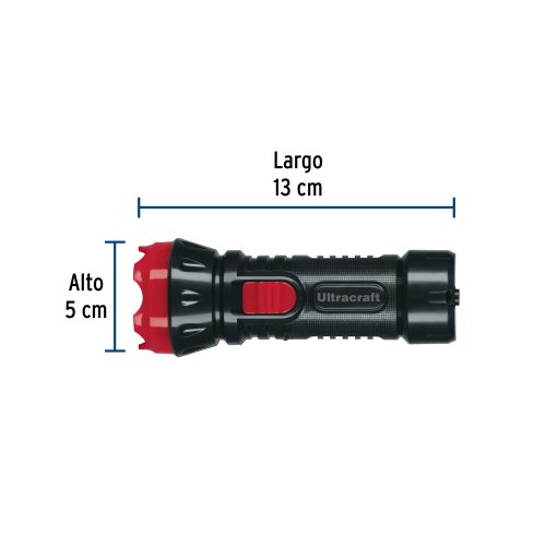 Linterna plástica de LED, 40 lm, recargable, ULTRACRAFT
