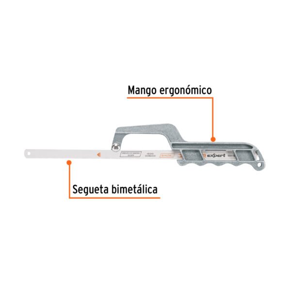 Mini arco 12" de aluminio para segueta, Truper