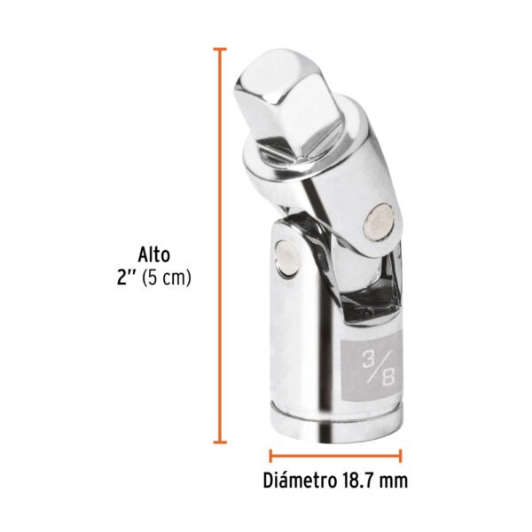 Nudo universal para dados con cuadro de 3/8", Truper