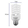 Lámpara espiral mini T2 23 W luz de día en blíster, Volteck