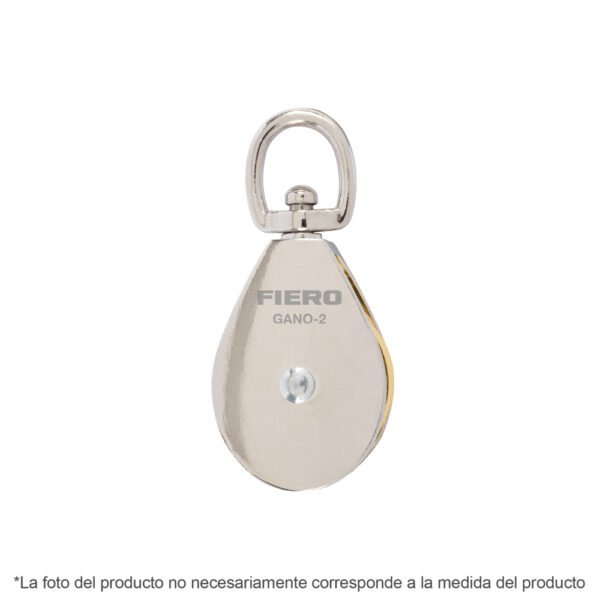 Garrucha metálica para noria de 3/4", FIERO