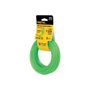 Hilo redondo, para desbrozadora, 2mm x15m, tarjeta, PRETUL