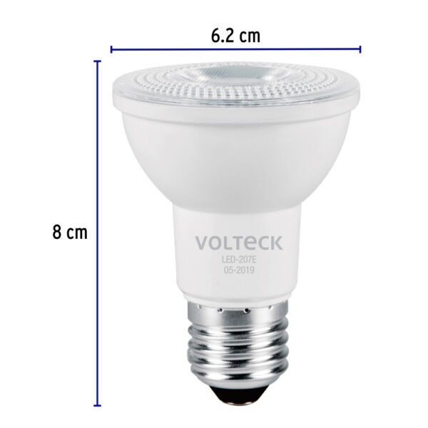 Lámpara de LED 6 W tipo PAR 20 luz de día, blíster, Volteck