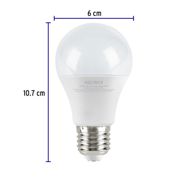 Lámpara LED A19 9 W (equiv. 60 W), luz cálida, blíster