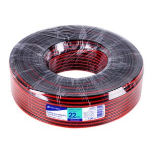 Metro de cable polarizado bicolor p/bocina 22 AWG