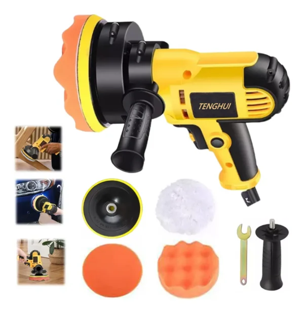 Pulidora Eléctrica Para Coche 700w Juego De 9 Piezas