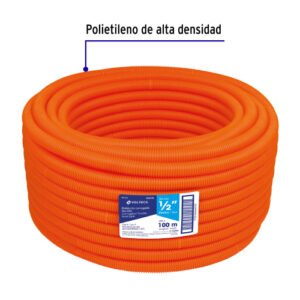Metro de poliducto 3/4" corrugado flex. s/guía, poliflex