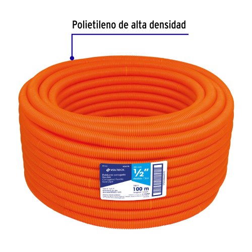 Metro de poliducto 3/4" corrugado flex. s/guía, poliflex