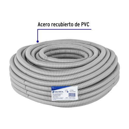 Metro de tubo flexible liquid tight de 1/2", Volteck