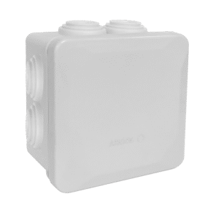 Caja estanca con conos hueso presión, 100x100x45 mm, grado de protección IP 55