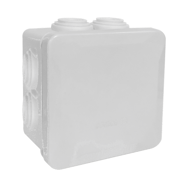 Caja estanca con conos hueso presión, 100x100x45 mm, grado de protección IP 55