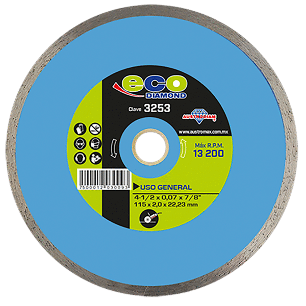 DISCO DIAM R. CONTINUO ECO D. 4 1/2X0.08X7/8" AUST|3253