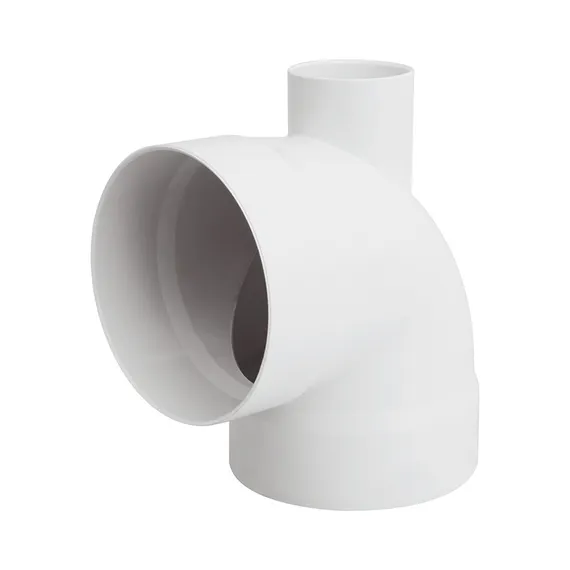 16912_1 Codo 90º PVC Sanitario 4" c/1 Salida Trasera 2"