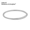 Rollo de 30 g de alambre galvanizado calibre 18, en bolsa