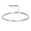Rollo de 30 g de alambre galvanizado calibre 18, en bolsa
