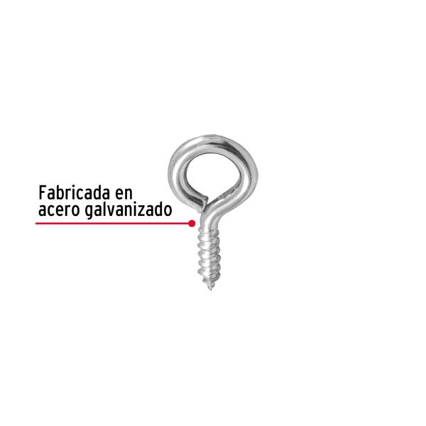 Blíster con 4 armellas cerradas de 21 x 80, FIERO