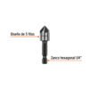 Avellanador HSS cambio rápido 1/2", TRUPER