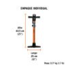 BOM-TR+EIND1 Bomba manual para inflar, 100 PSI, TRUPER