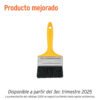BRP-4 Brocha uso general con mango de plástico, PRETUL