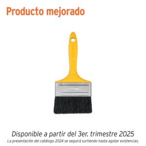 Brocha uso general con mango de plástico, PRETUL