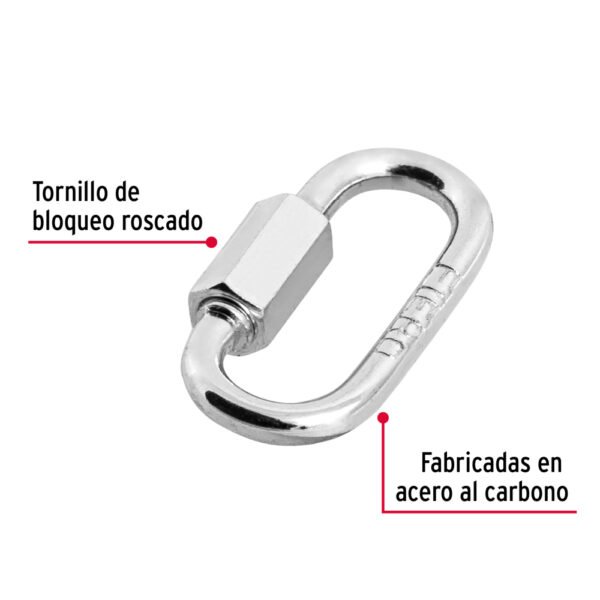 Bandola de acero con seguro, FIERO