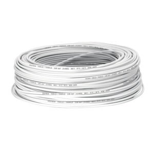 Rollo de 100 m de cable THHW-LS 12 AWG blanco, VOLTECK