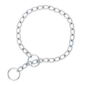 Collar de entrenamiento para perro, 45 cm, eslabón 2.5 mm