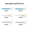 Plug RJ45 CAT5E, Bolsa con 20 piezas, VOLTECK