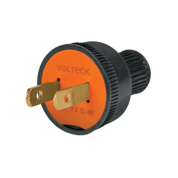 Clavijas no polarizadas redondas de PVC, VOLTECK