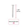 Blíster con 20 clavos galvanizados p/concreto 1-1/2", FIERO