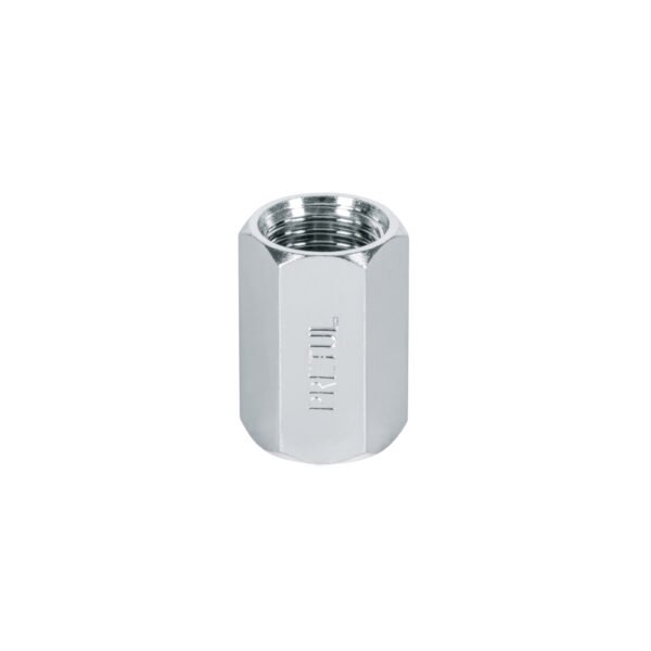 Cople de acero, hembra-hembra, cuerda 1/4" NPT, PRETUL