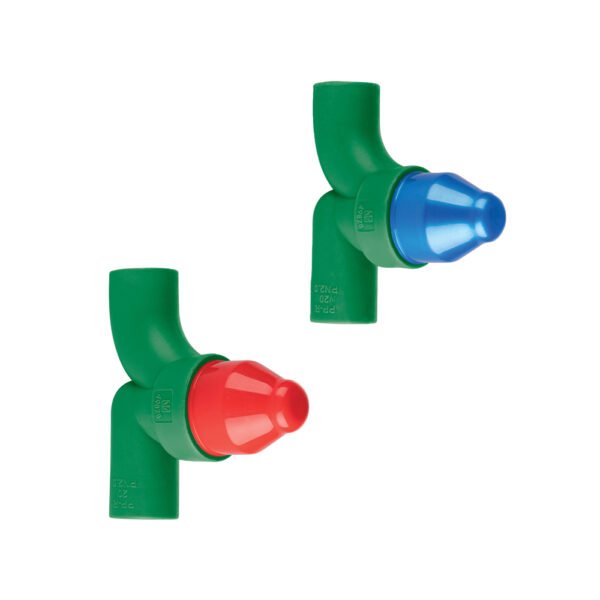 Juego de 2 llaves de empotrar PPR 1/2" sin manerales, FOSET