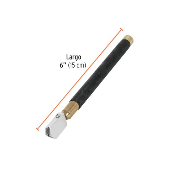 Cortador de vidrio 6" con depósito de aceite, TRUPER EXPERT