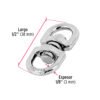 Destorcedor metálico de 1/8", FIERO