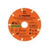 Disco 4-1/2" multimaterial de carburo de tungsteno, TRUPER