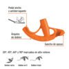 DOTU-5075+FC1 Doblador de tubo conduit 3/4", TRUPER