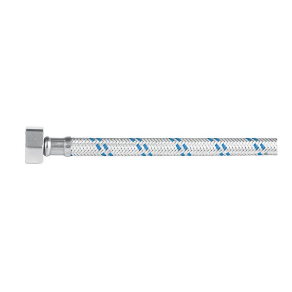 FWC-35 Manguera p/WC, aluminio, 1/2" x 7/8", 35 cm, FOSET